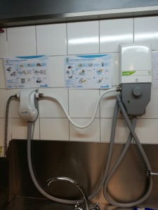 Мойка и замачивание посуды