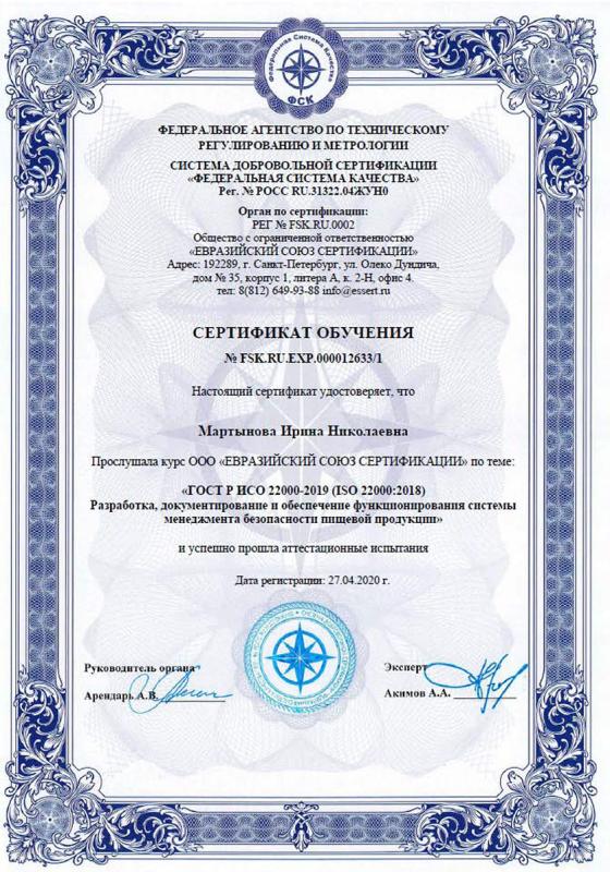 Мартынова И.